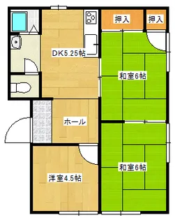 フレグランスK-1【1階】の間取り