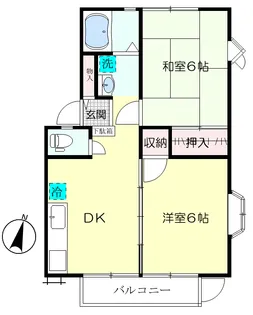 メゾン・ウィンディア【1階】の間取り