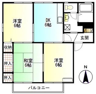 パークコート神敷台 C【2階】の間取り