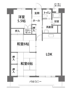愛知県名古屋市中川区春田2【マンション】の間取り