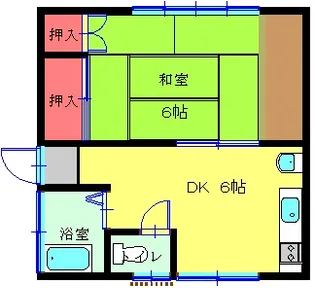 小川荘【2階】の間取り