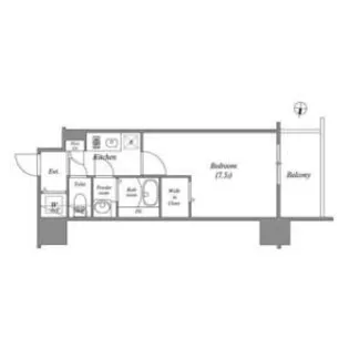 愛知県名古屋市中区新栄2【マンション】の間取り