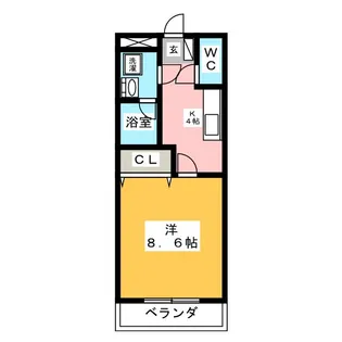 コンフォート・カワイ【2階】の間取り