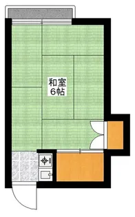松美荘【2階】の間取り