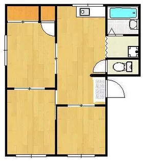 金屋ハイツ【1階】の間取り