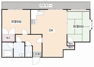 大阪府高槻市栄町4【マンション】の間取り
