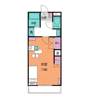 セントラルビル【5階】の間取り