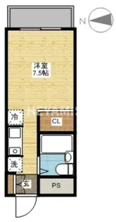 グランピアマンションII【5階】の間取り