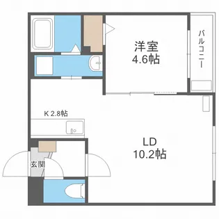 サンステージ宮の沢ステーション【2階】の間取り