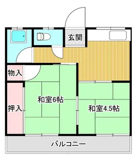 レガロ立花【1階】の間取り