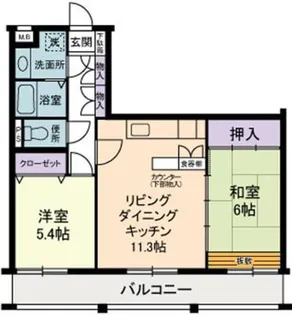 ファインウェル【1階】の間取り