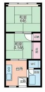 藤崎マンション【1階】の間取り