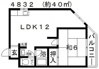 第2メゾン・イハタ【3階】の間取り