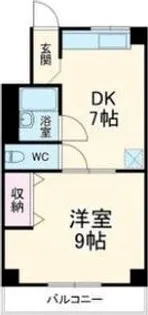 コーポラスヤング【3階】の間取り