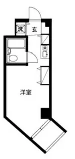コスモハイム元住吉【5階】の間取り