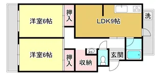 クレスト天神【3階】の間取り