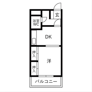 プラザ上北沢【2階】の間取り