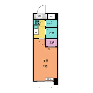 パレスT2-S【3階】の間取り