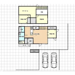 北海道札幌市手稲区稲穂五条3【一戸建】の間取り