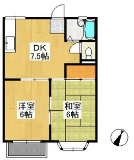 コーポピクニック【2階】の間取り