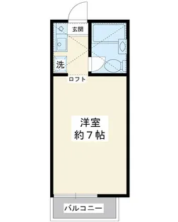 ローズアパートR33【1階】の間取り