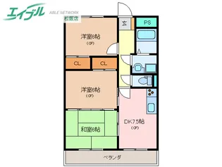 ラフィネ・ドミール【2階】の間取り
