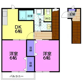 ウッディベル21【2階】の間取り