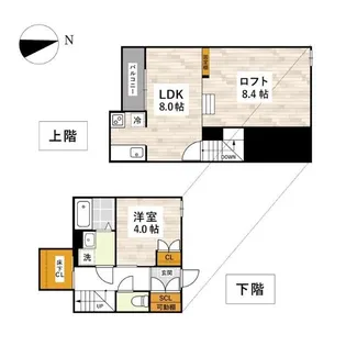 ADC西熊本N2132【1階】の間取り