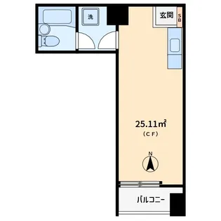 インペリアル広尾【1階】の間取り