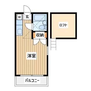 クレール新百合【2階】の間取り