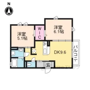 メゾン・ド・光【1階】の間取り