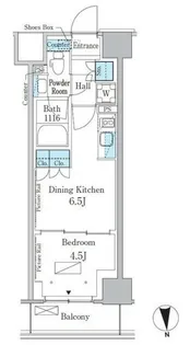 パークアクシス新宿百人町【1階】の間取り