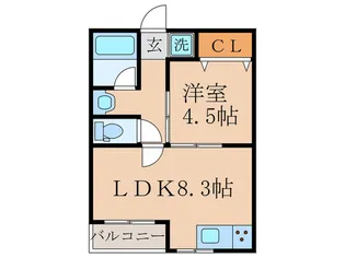 ベンリーナ・ココ【2階】の間取り