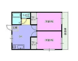 グランデュール下田【1階】の間取り
