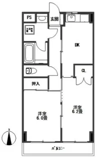 荒井ビル【3階】の間取り