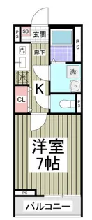 グリュック柿生【3階】の間取り