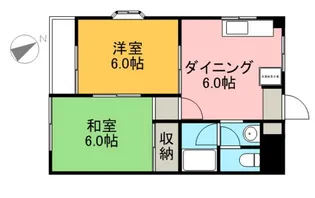 リバーテール【3階】の間取り