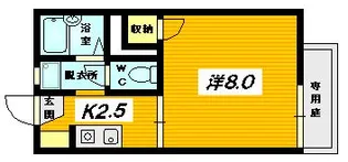 広島県広島市安芸区矢野西3【アパート】の間取り