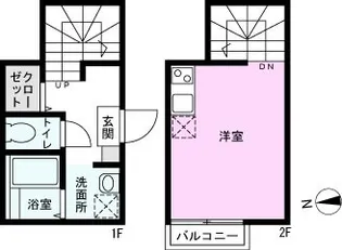 ソレイユ春日部南【1階】の間取り