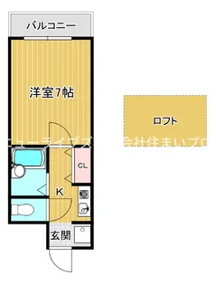 アメニティハウス【3階】の間取り