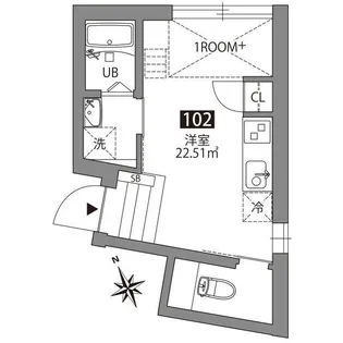 東京都武蔵野市吉祥寺南町5【マンション】の間取り