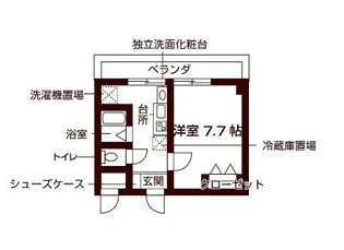 ラビグレイス甲子園【3階】の間取り