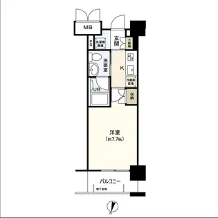 レジデンス片平【12階】の間取り