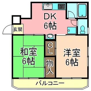 東京都足立区青井2【マンション】の間取り