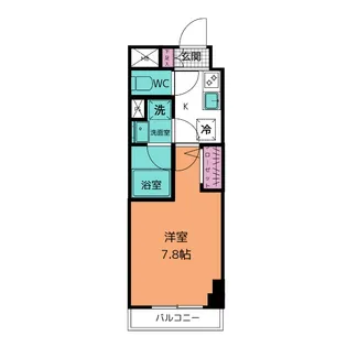 KDXレジデンス町田North(旧)THE PALMS町田II【1階】の間取り