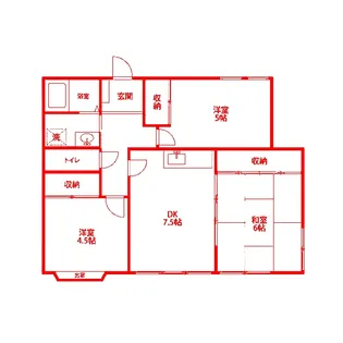 神奈川県藤沢市鵠沼松が岡1【アパート】の間取り