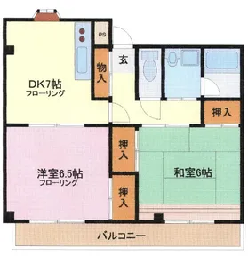 埼玉県さいたま市浦和区東仲町【マンション】の間取り