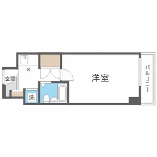 エルデ大手前【4階】の間取り