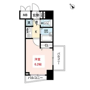 プレール武蔵小山弐番館【5階】の間取り