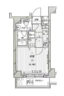 アプレシティ桜上水【5階】の間取り